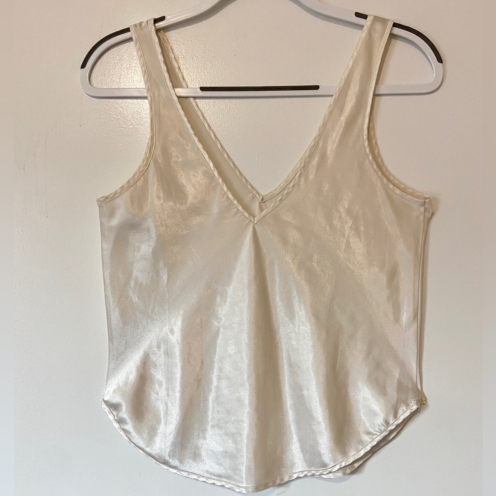 Vintage Silk Sleeveless Top